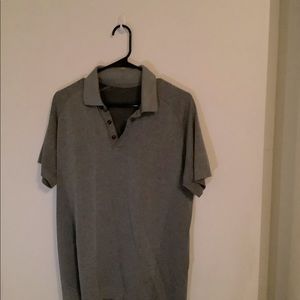 Gray lululemon metal vent tech polo